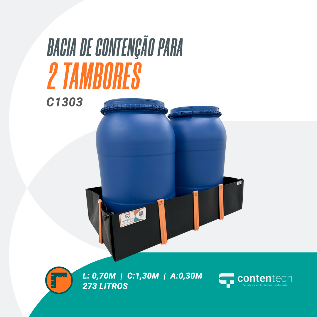 Bacia para 2 Tambores